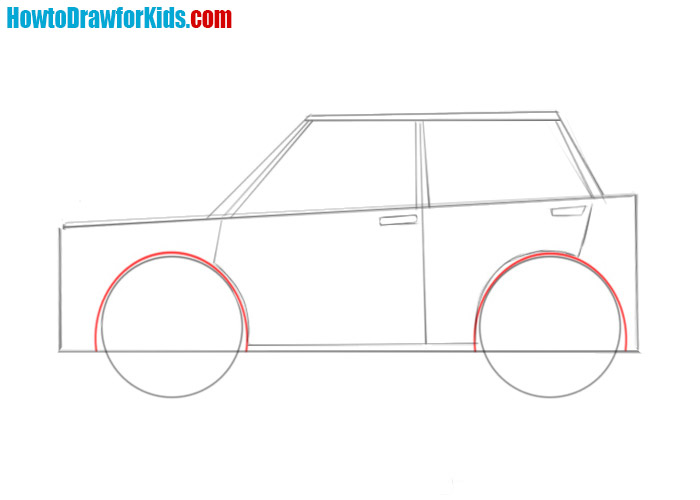 how to draw a race car easy