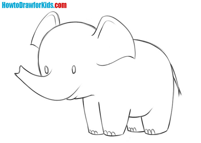 elephant drawing