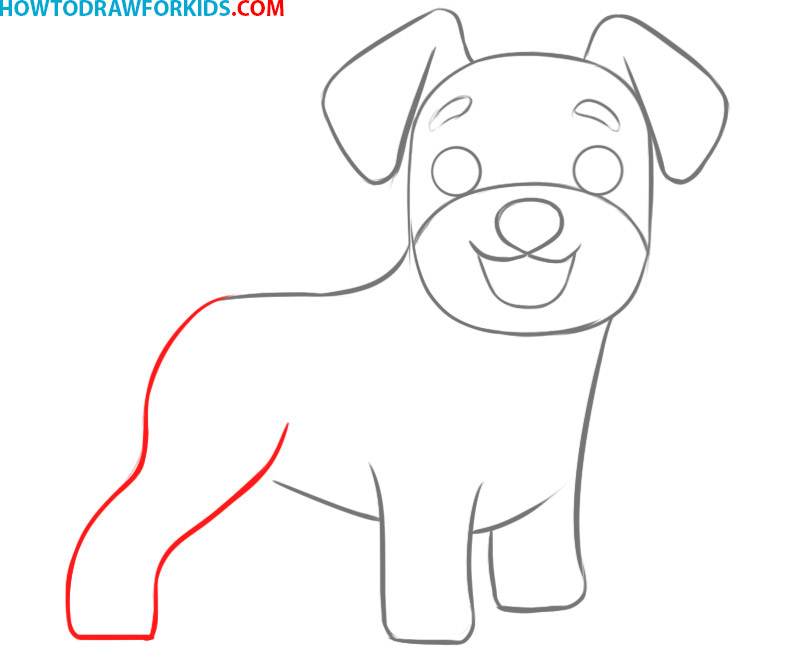 How to Draw a Dog Very Easy Drawing Tutorial For kids