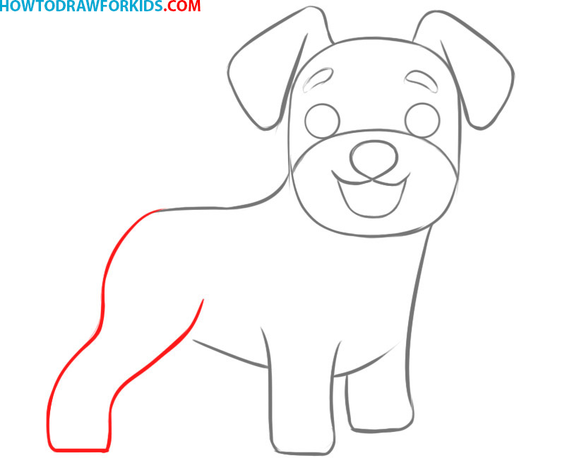 how to draw a dog easy step by step for beginners