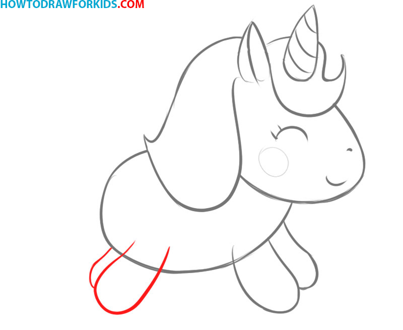 how to draw a unicorn cute