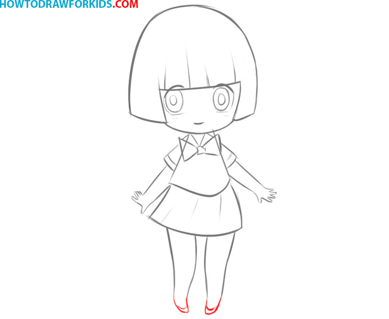 How to Draw a Chibi Girl with Cute Mouse Hat Easy Step by Step Drawing  Tutorial - How to Draw Step by Step Drawing Tutorials