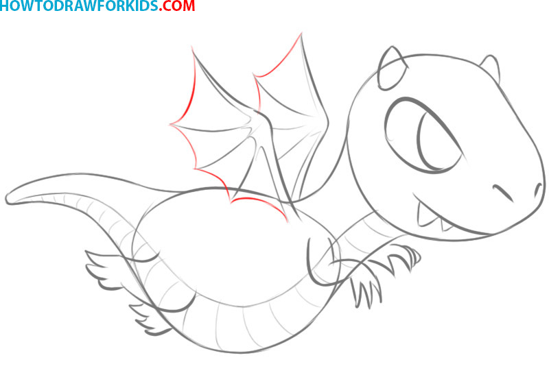 how to draw a dragon for kids