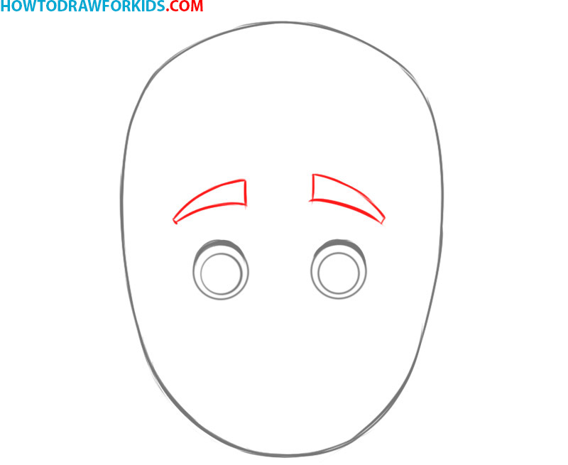 how to draw a face boy