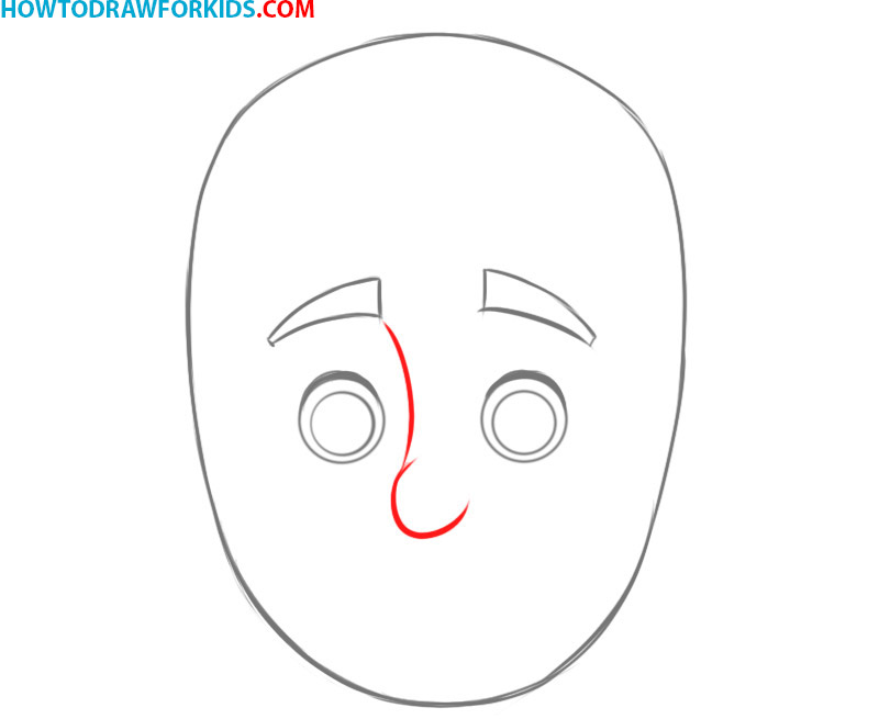 how to draw a face beginners