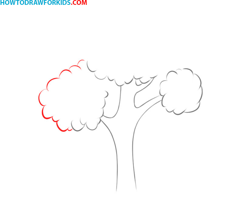 how to draw a tree colored pencil