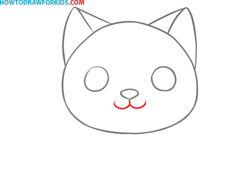 how to draw a cat basic