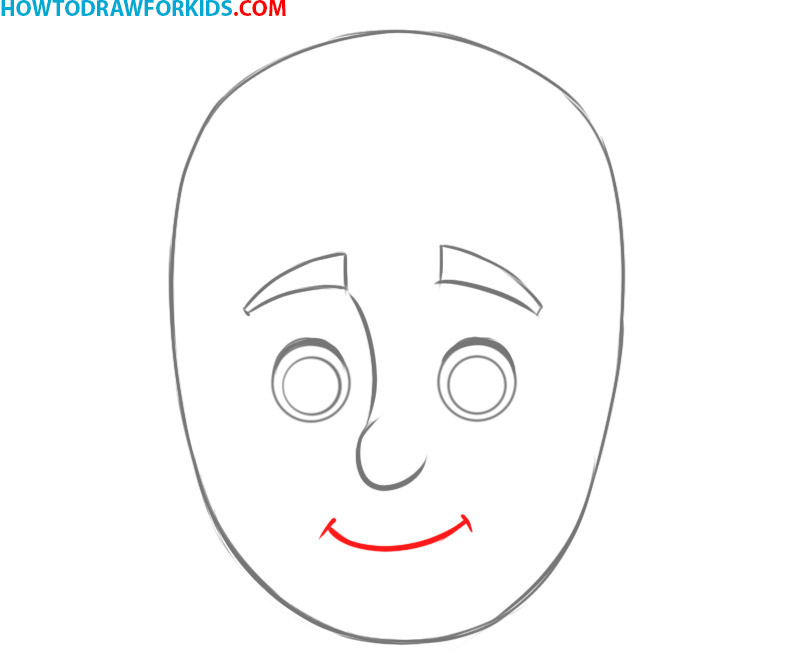 how to draw a face for beginners