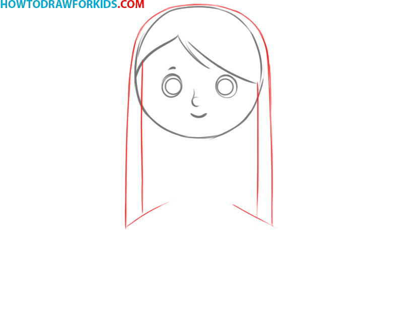 how to draw a girl cartoon