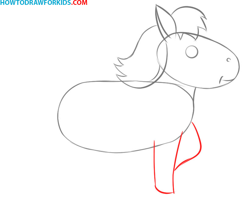 how to draw a horse easy step by step