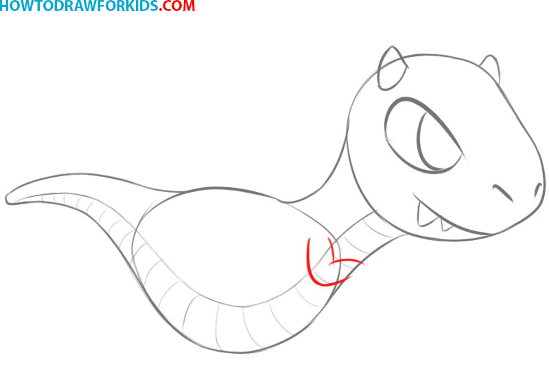 how to draw a dragon baby