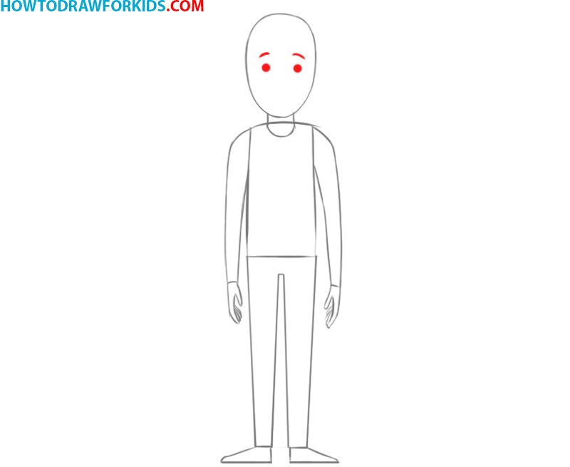 How To Draw A Person Standing