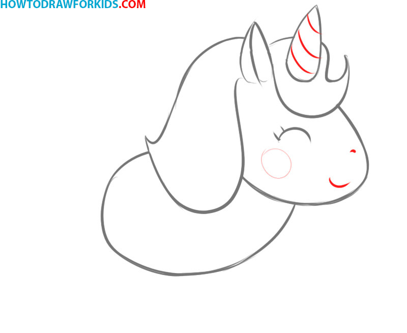 how to draw a unicorn easy cute