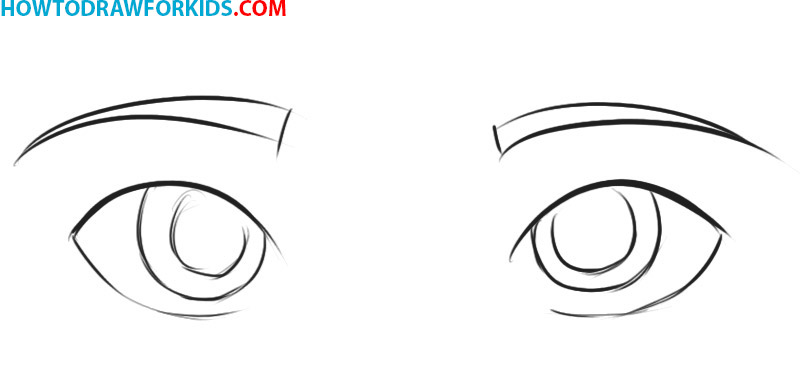 how to draw eyes for kids