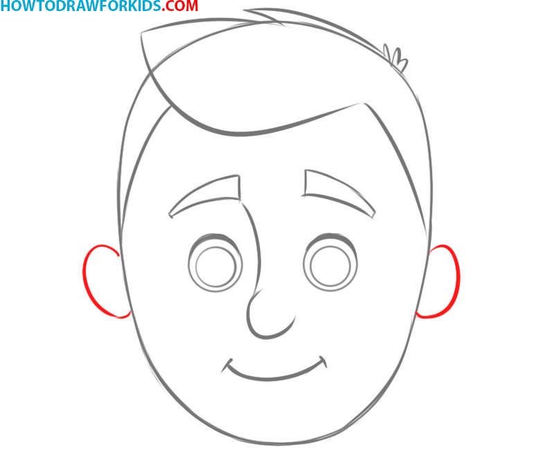 how to draw a face cartoon