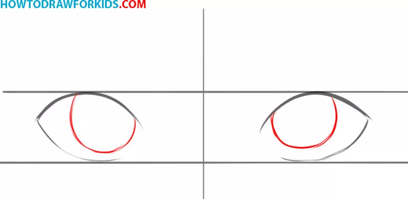 Eyes drawing lesson