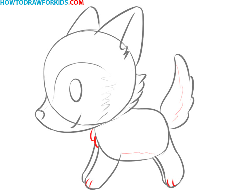 How to Draw a Wolf easy