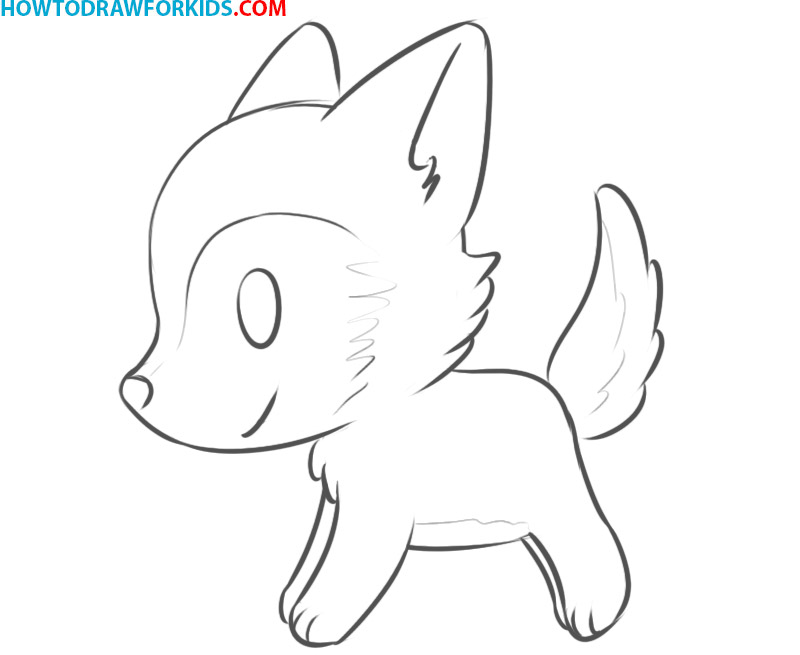 How To Draw Chibi Wolves