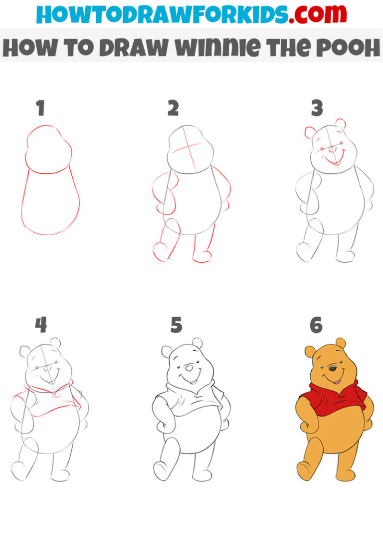 How to Draw Winnie the Pooh Easy