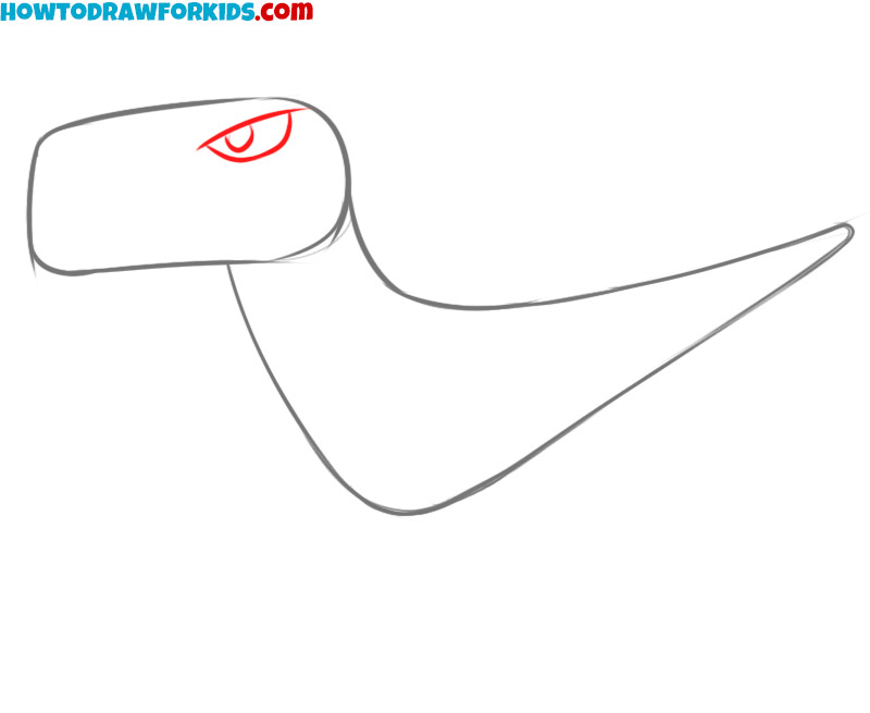 how to draw a velociraptor step by step