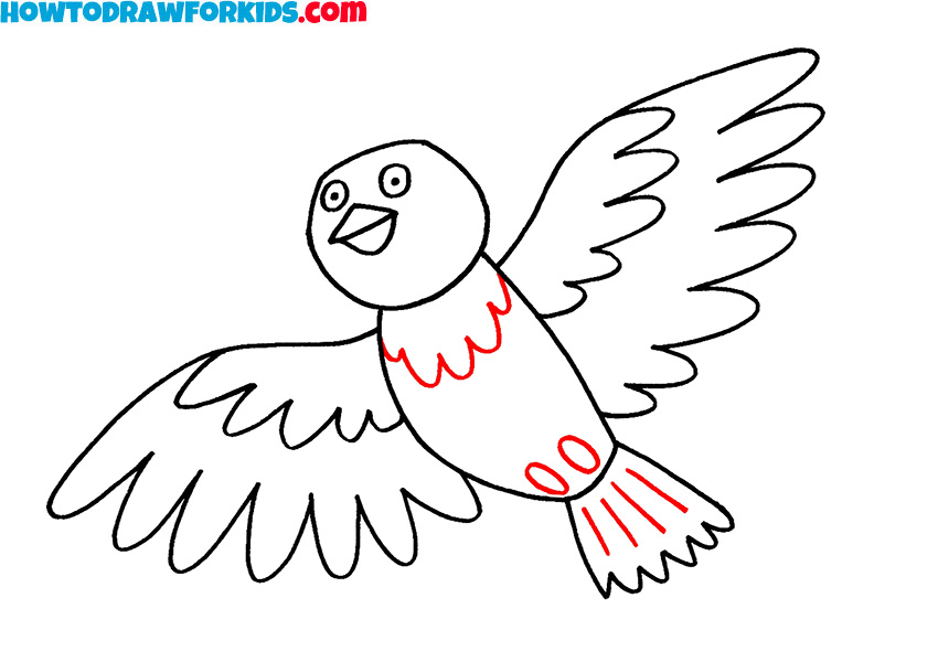 Pigeon drawing tutorial