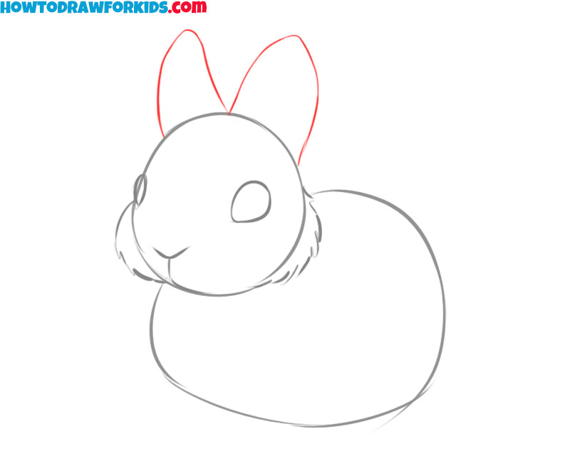 Draw bunny ears