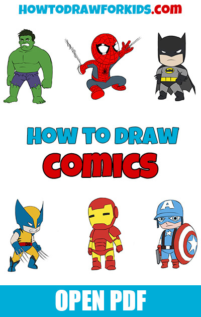 How to draw comics PDF book