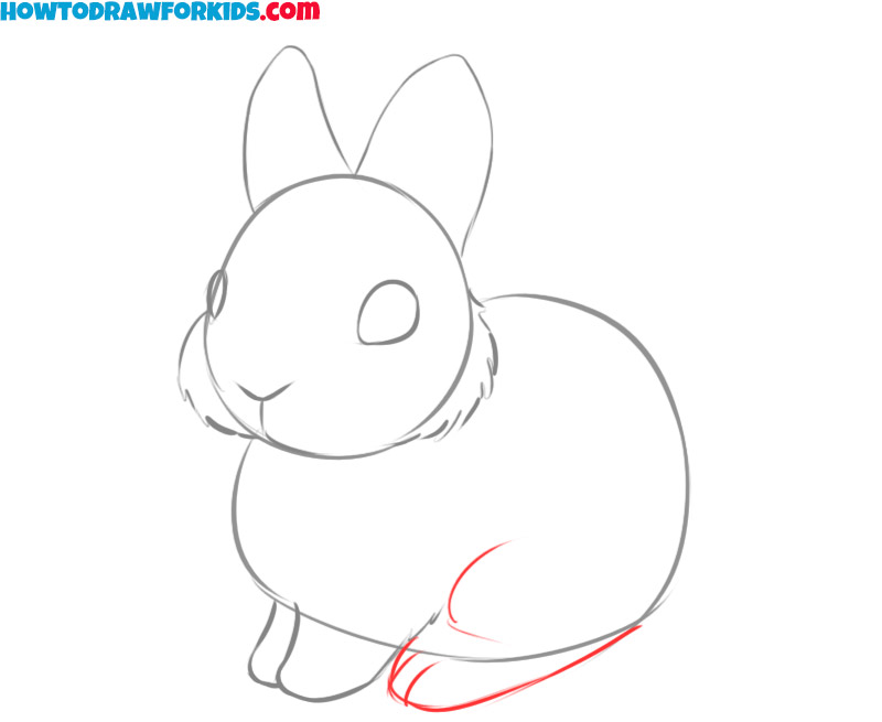 how to draw a bunny easy step by step