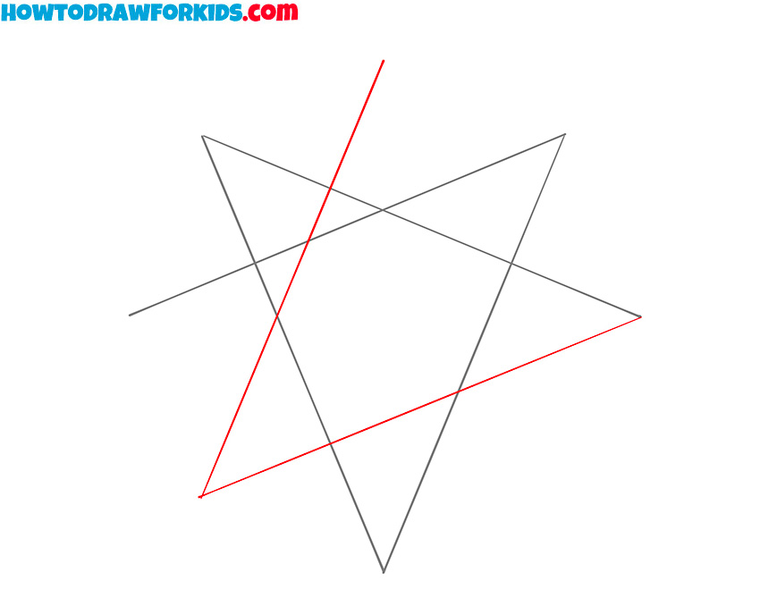 Eight-pointed sEight-pointed star easy drawing tutorialtar easy drawing tutorial