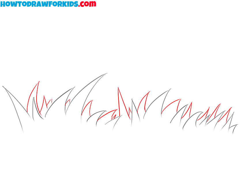 How to Draw Grass Easy Drawing Tutorial For Kids