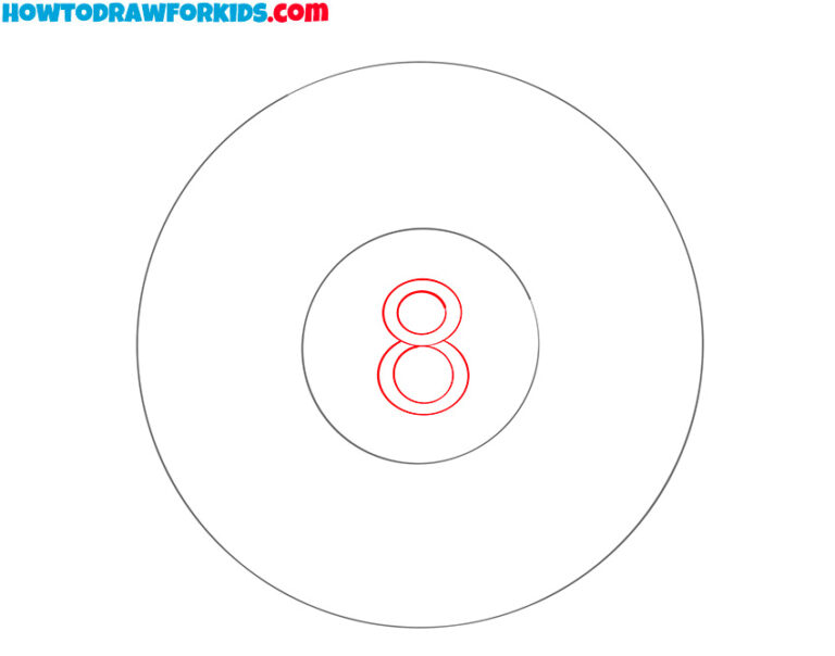 How to Draw an EightBall Easy Drawing Tutorial For Kids