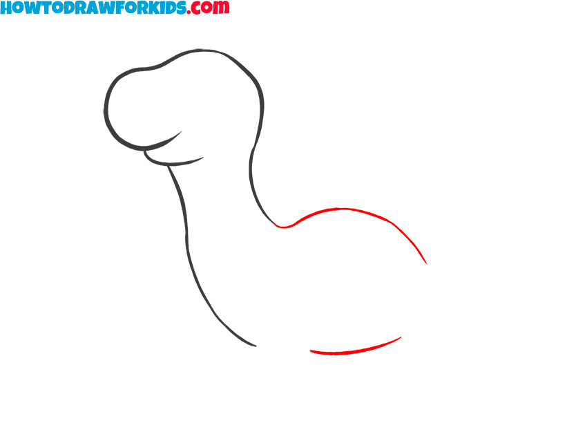drawing a dinosaur for kids