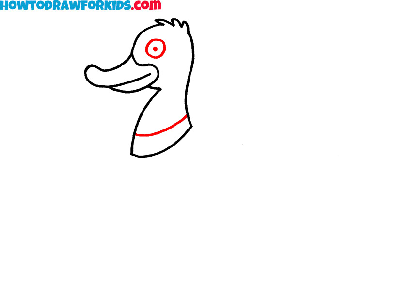 3 duck drawing for kids