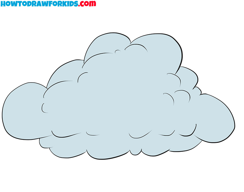 How to draw a cloud