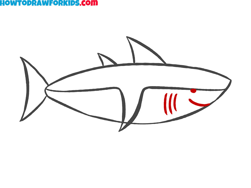 Shark drawing lesson