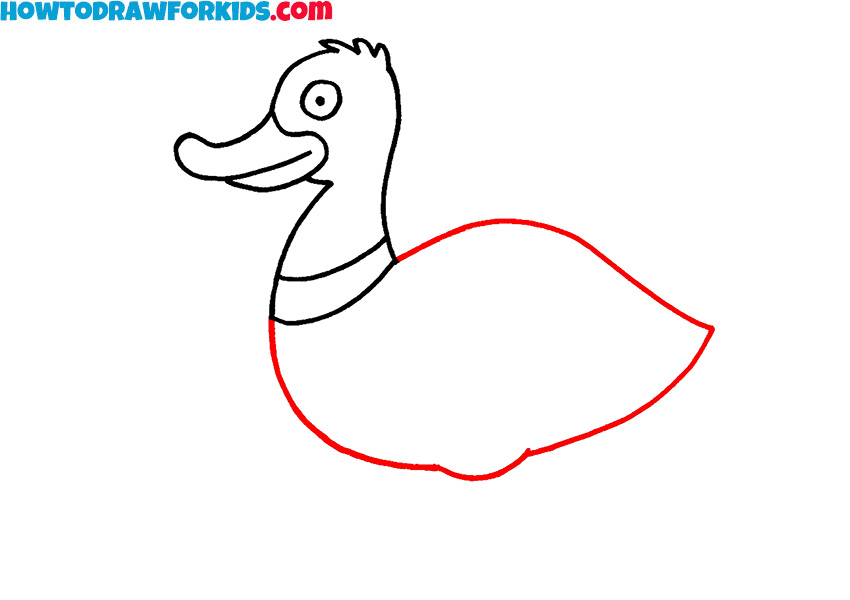 4 duck drawing easy