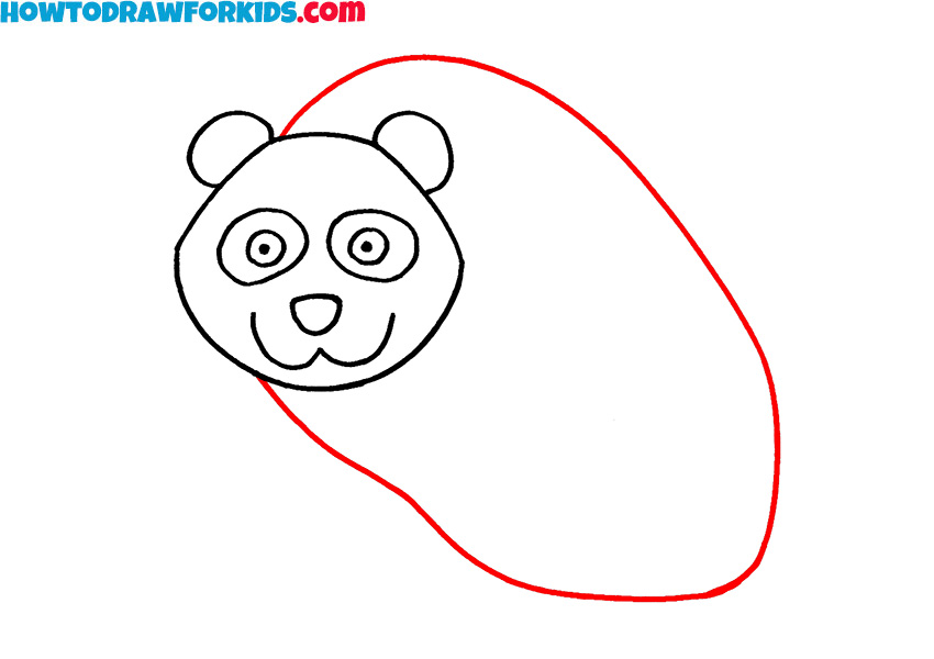4 how to draw a panda easy