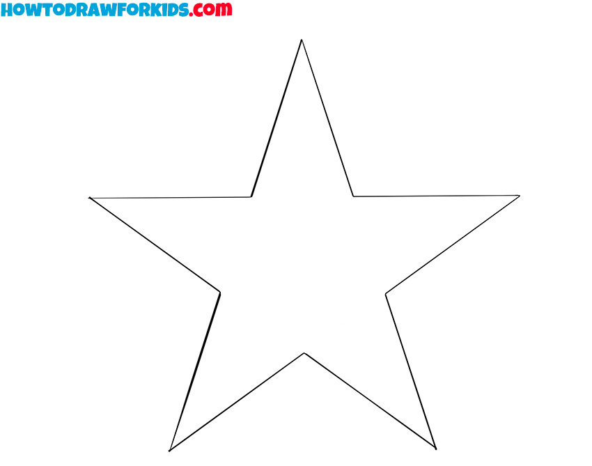 how to drawing star How to draw a star easy step by step for kids ...