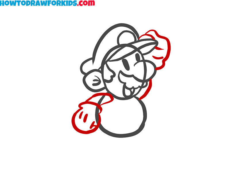 Learn how to draw Mario easy