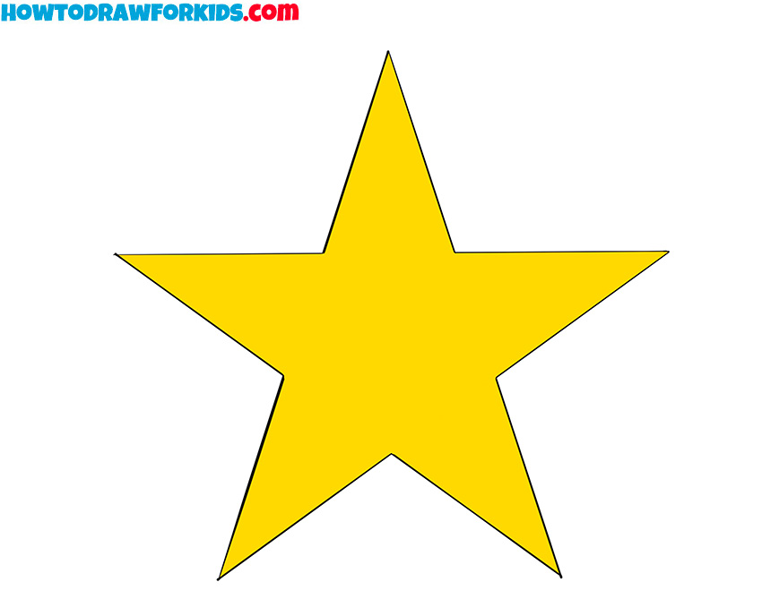 How To Draw A Star Easy Small