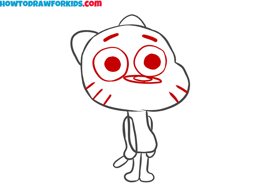Gumball Watterson drawing tutorial