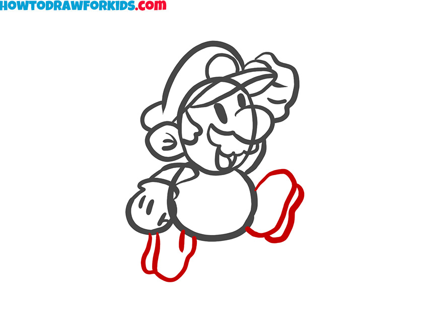 Mario drawing lesson