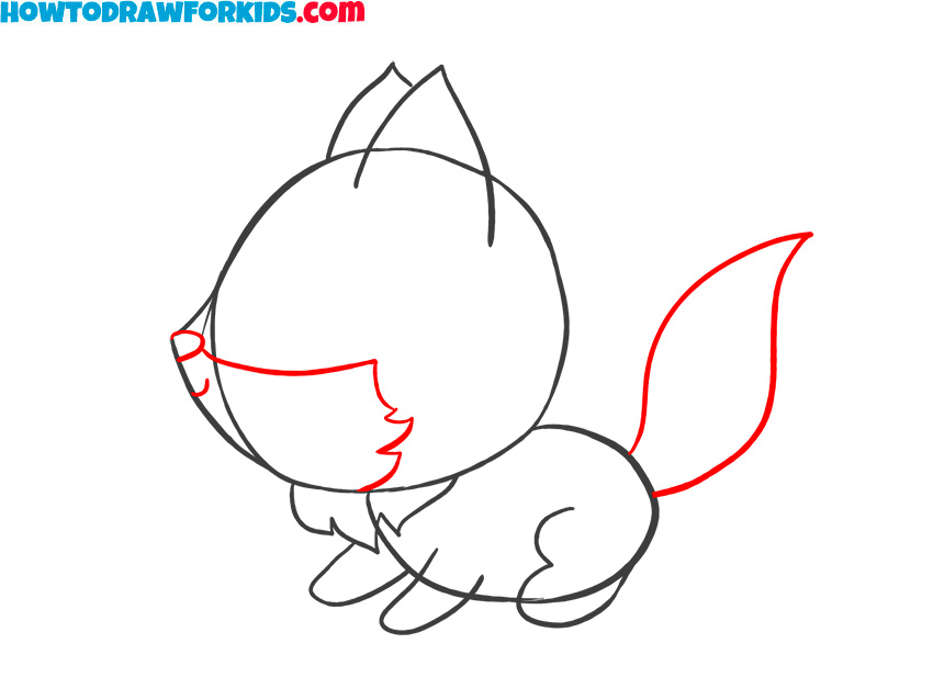 how to draw a fox easy