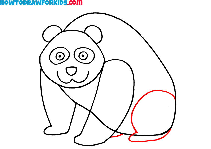 6 how to draw a panda bear