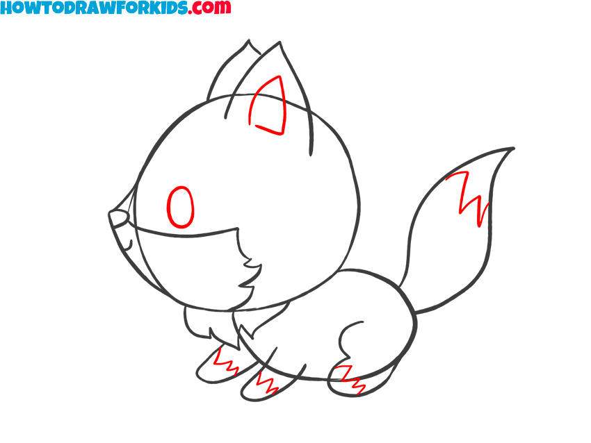 how to draw a fox for kids