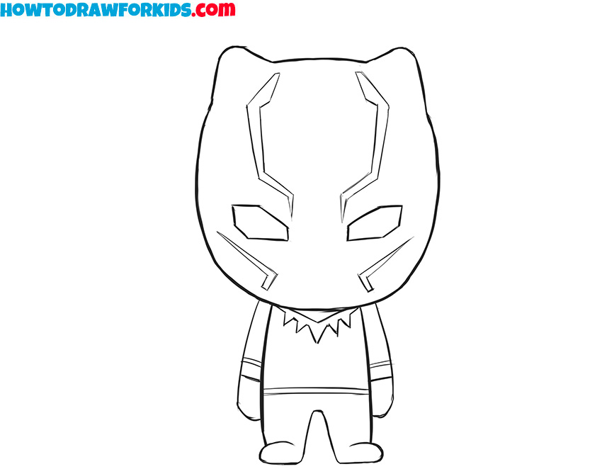 How to Draw Black Panther - Easy Drawing Tutorial For Kids
