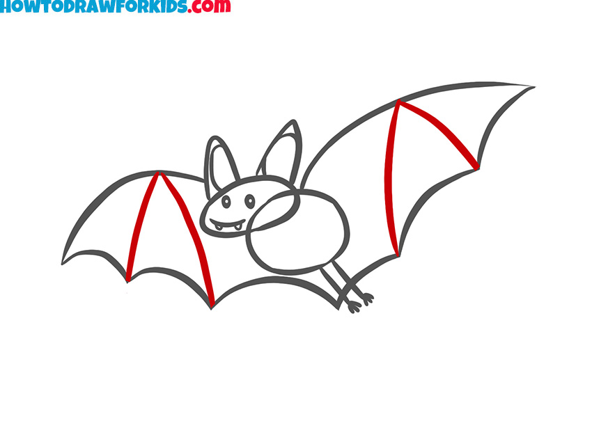 bat drawing tutorial