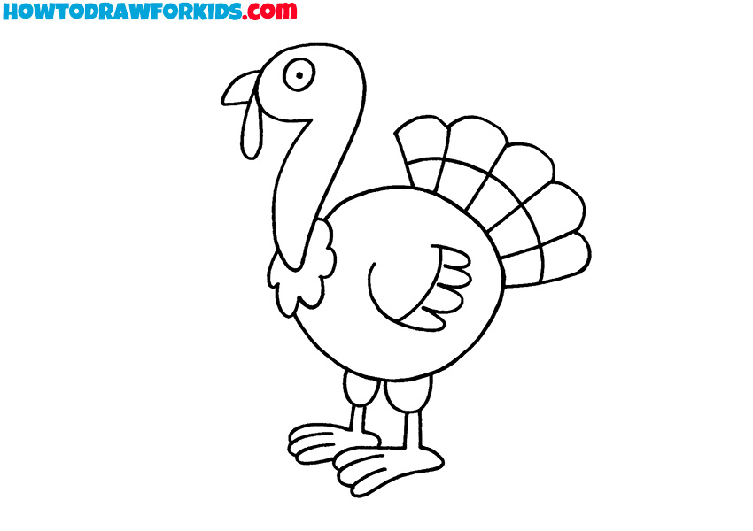 8 turkey drawing