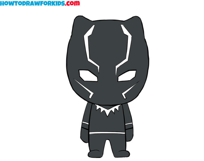 How to Draw Black Panther Easy Drawing Tutorial For Kids