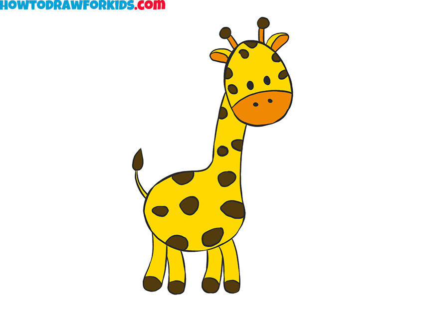 How to draw a giraffe